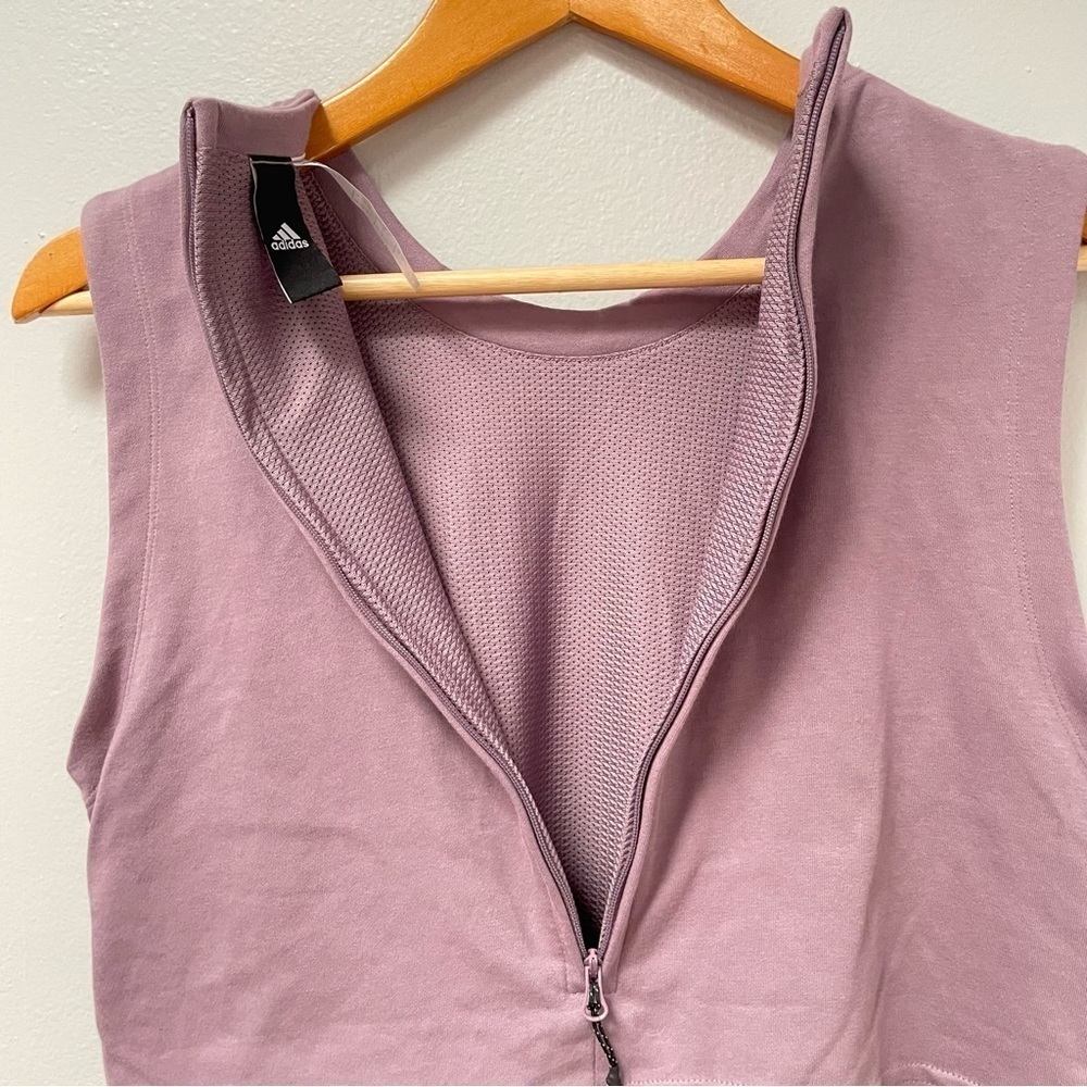 ADIDAS Womens S Sportswear Game and Go Sporty Dress Sleeveless Casual purple - Picture 7 of 11